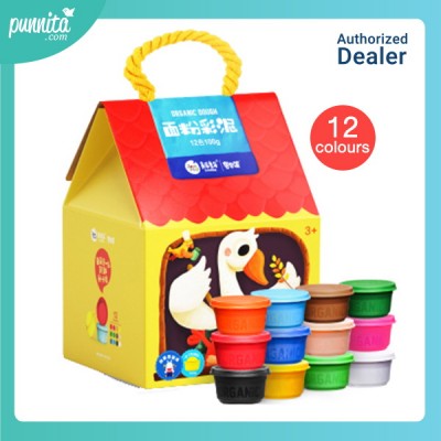 Joan Miro Super Soft Organic Dough – เซ็ตแป้งโดว์ข้าวสาลี ไม่เป็นอันตรายกับเด็ก 12สี